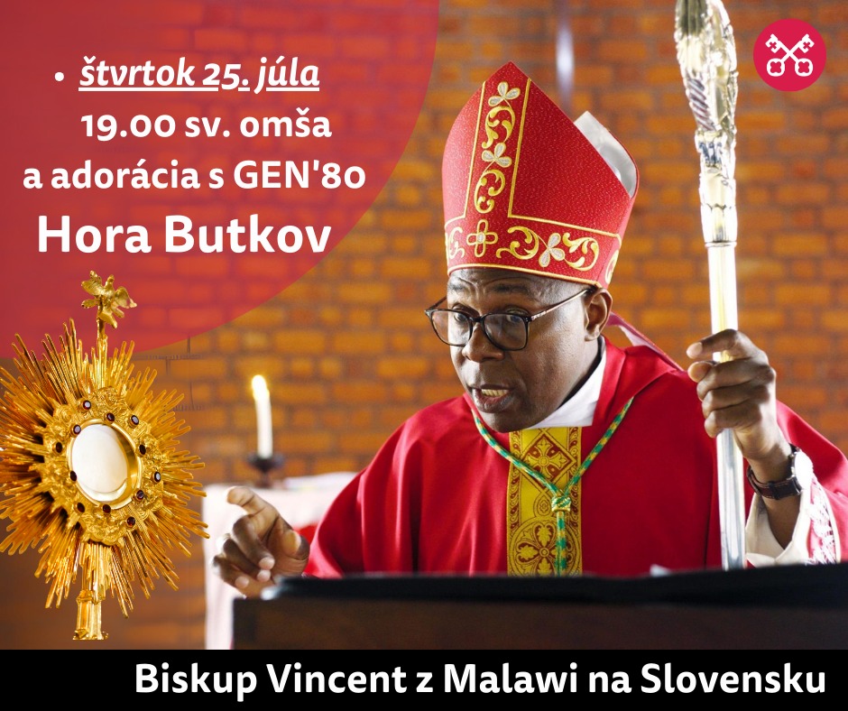 POZVÁNKA NA BUTKOV: Sv. omša a Adorácia za pokoj na Slovensku a vo svete (25.07.´24)