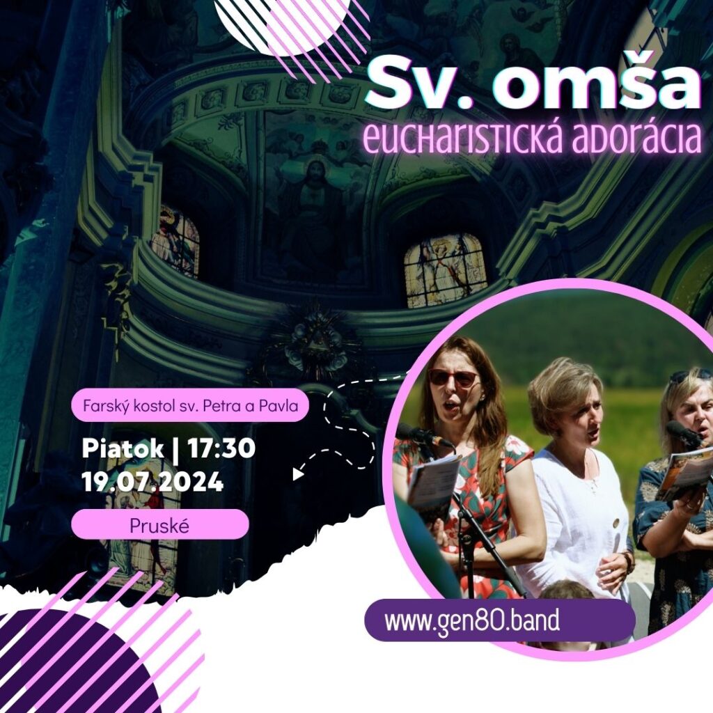 NAHRÁVKY: Piatková Sv. omša a Eucharistická adorácia (19.07.´24)