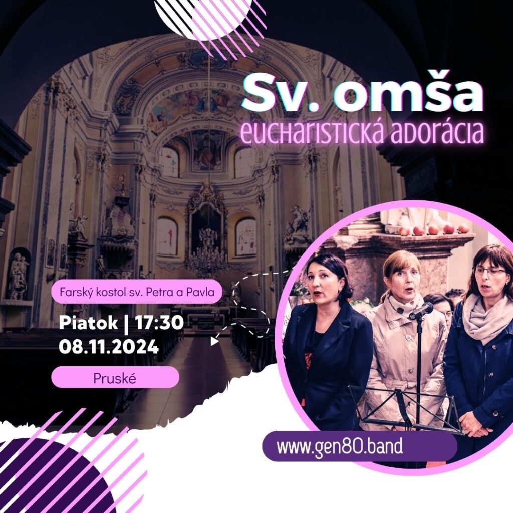 NAHRÁVKY: Sv. omša a Eucharistická adorácia (08.11.´24)