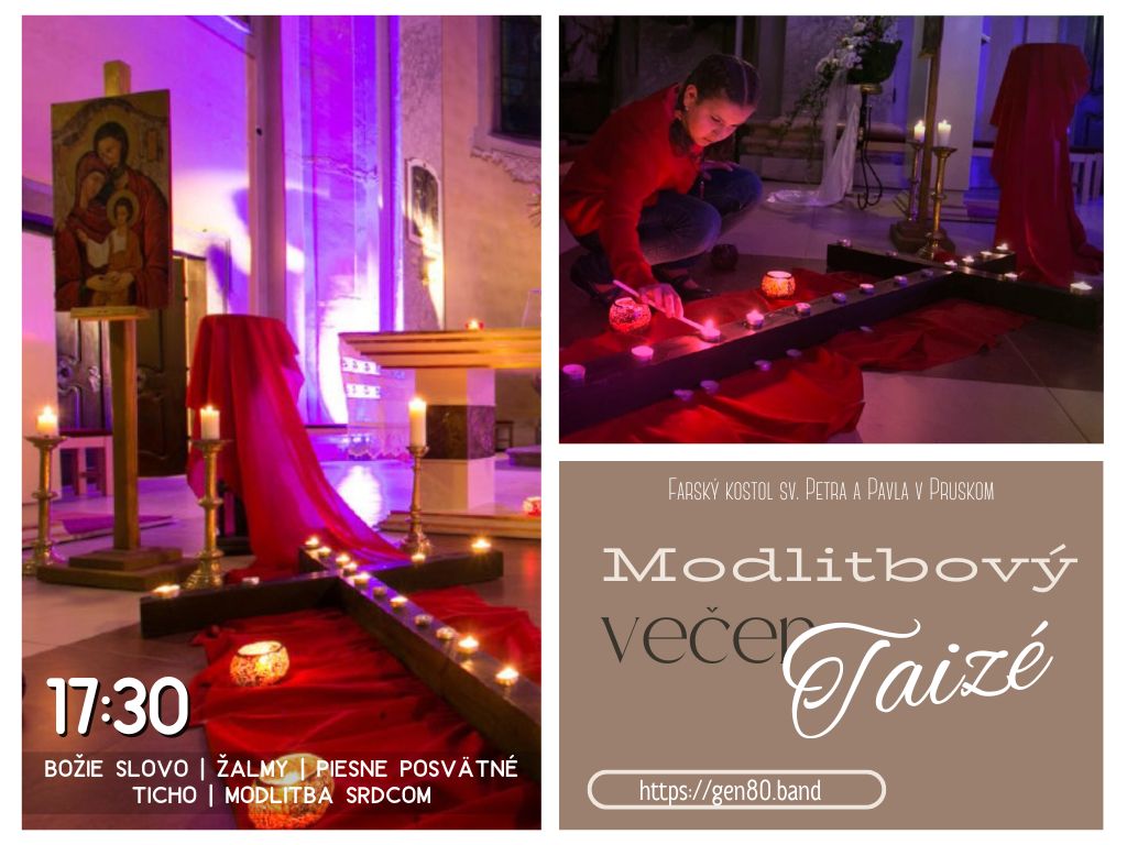POZVÁNKA: Taizé stretnutie (20.12.´24 o 17:30)