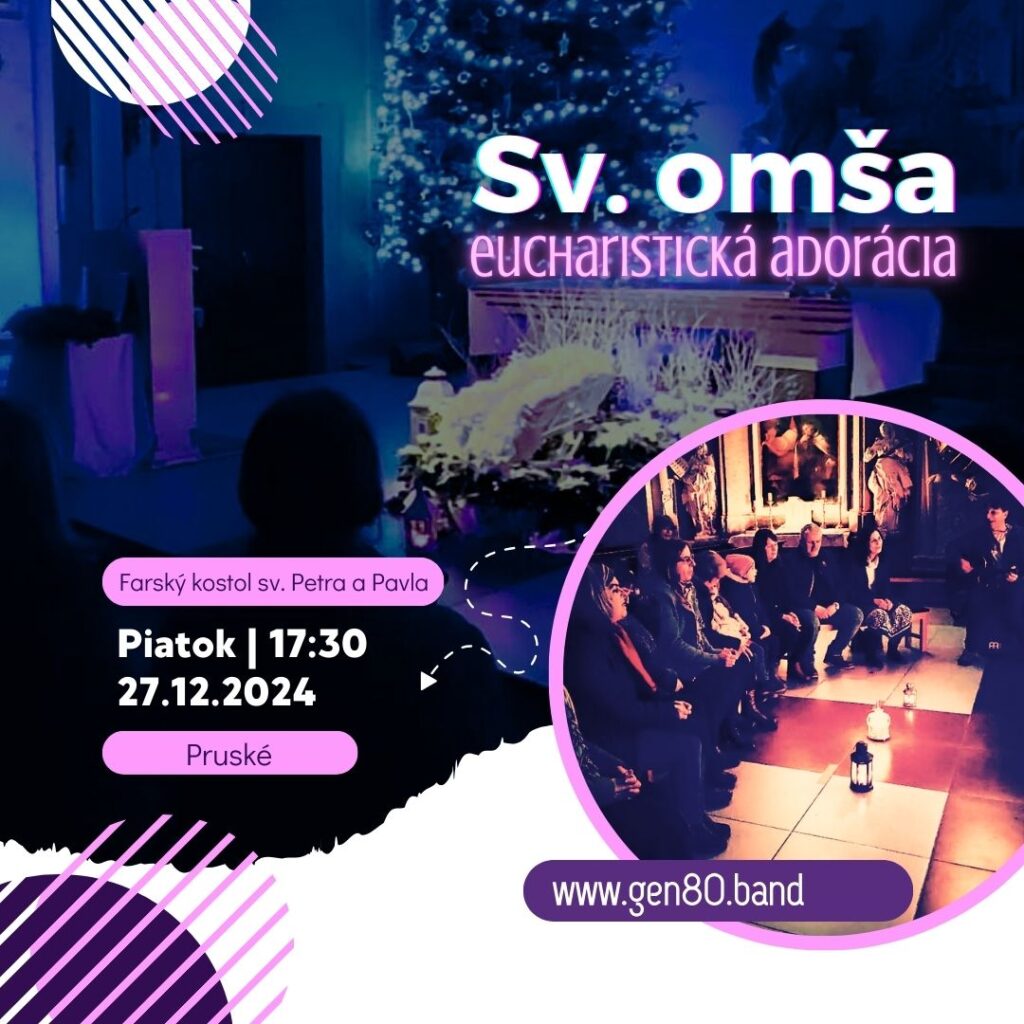 NAHRÁVKY: Pruské – piatok – Sv. Jána apoštola a evanjelistu (25.12.´24)