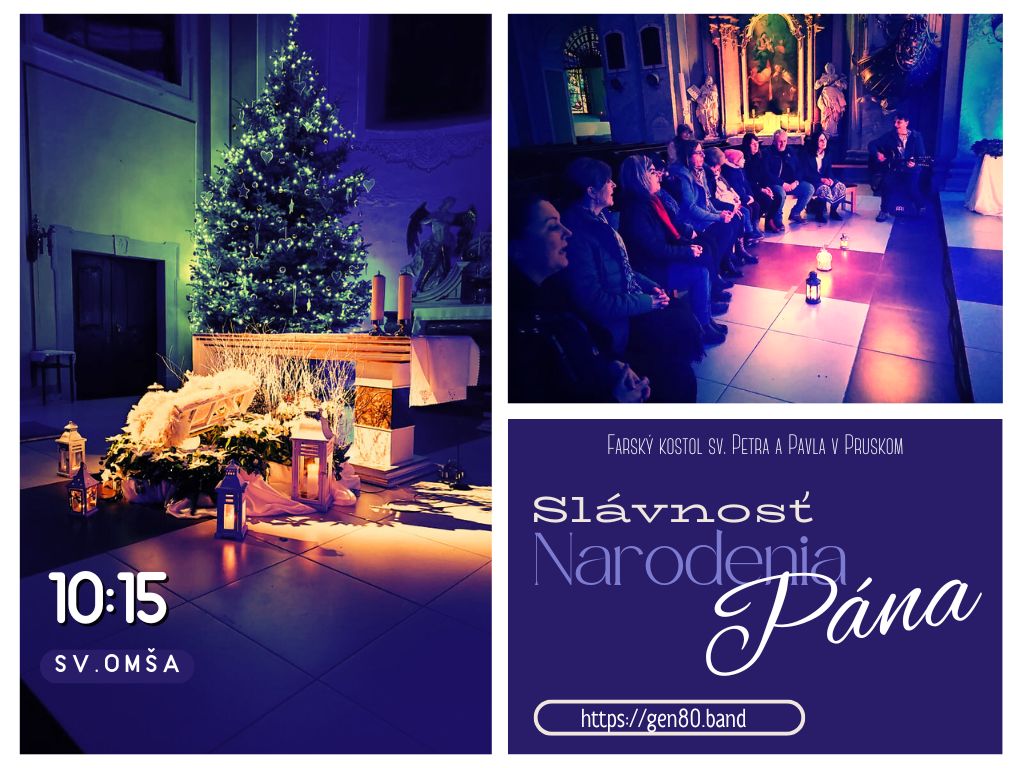 POZVÁNKA: Sv. omša na Slávnosť Narodenia Pána (25.12.´24)