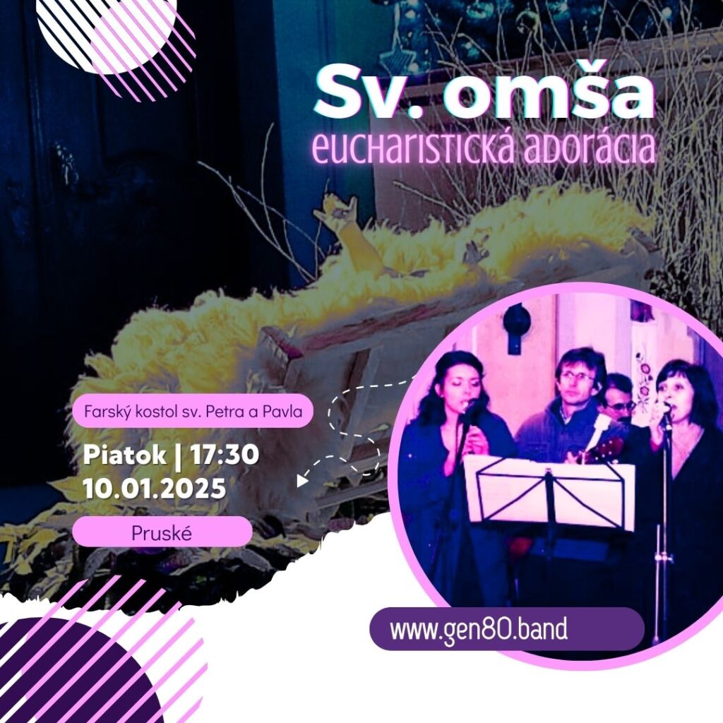 NAHRÁVKY: Pruské – Piatková Sv. omsa (10.01.´25)