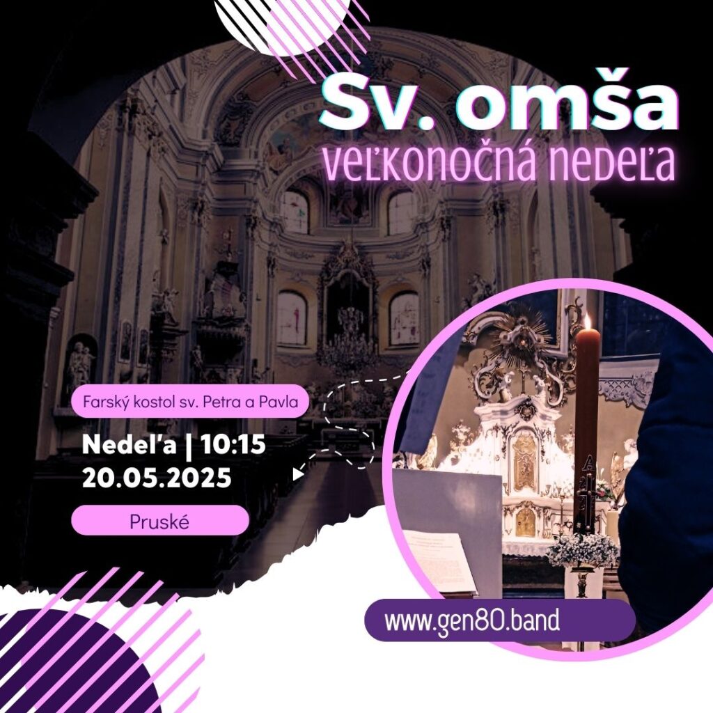 NAHRÁVKY: Pruské – Sv. omša – Veľkonočná nedeľa (20.04.´25)